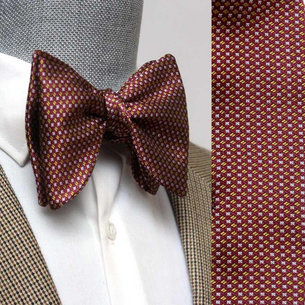 Men's Self tied Bow Tie‎ Big bow tie Butterfly Bow tie S603 Dusty Mauve